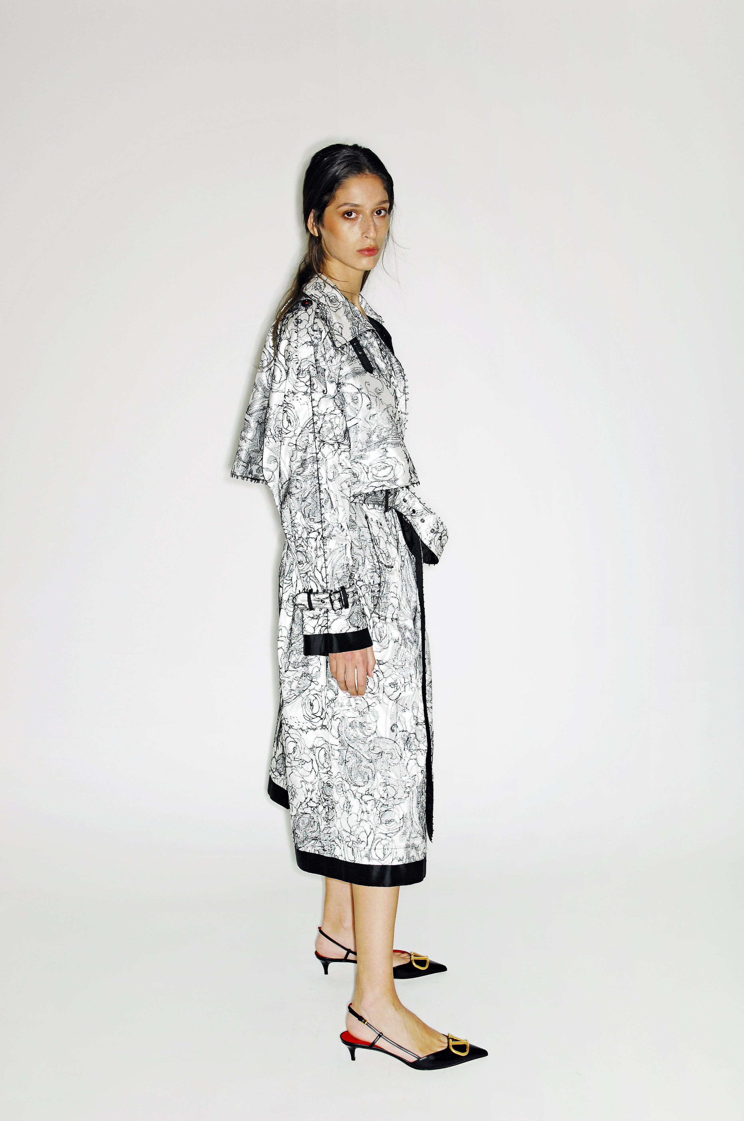 A Darker Love Trench in White