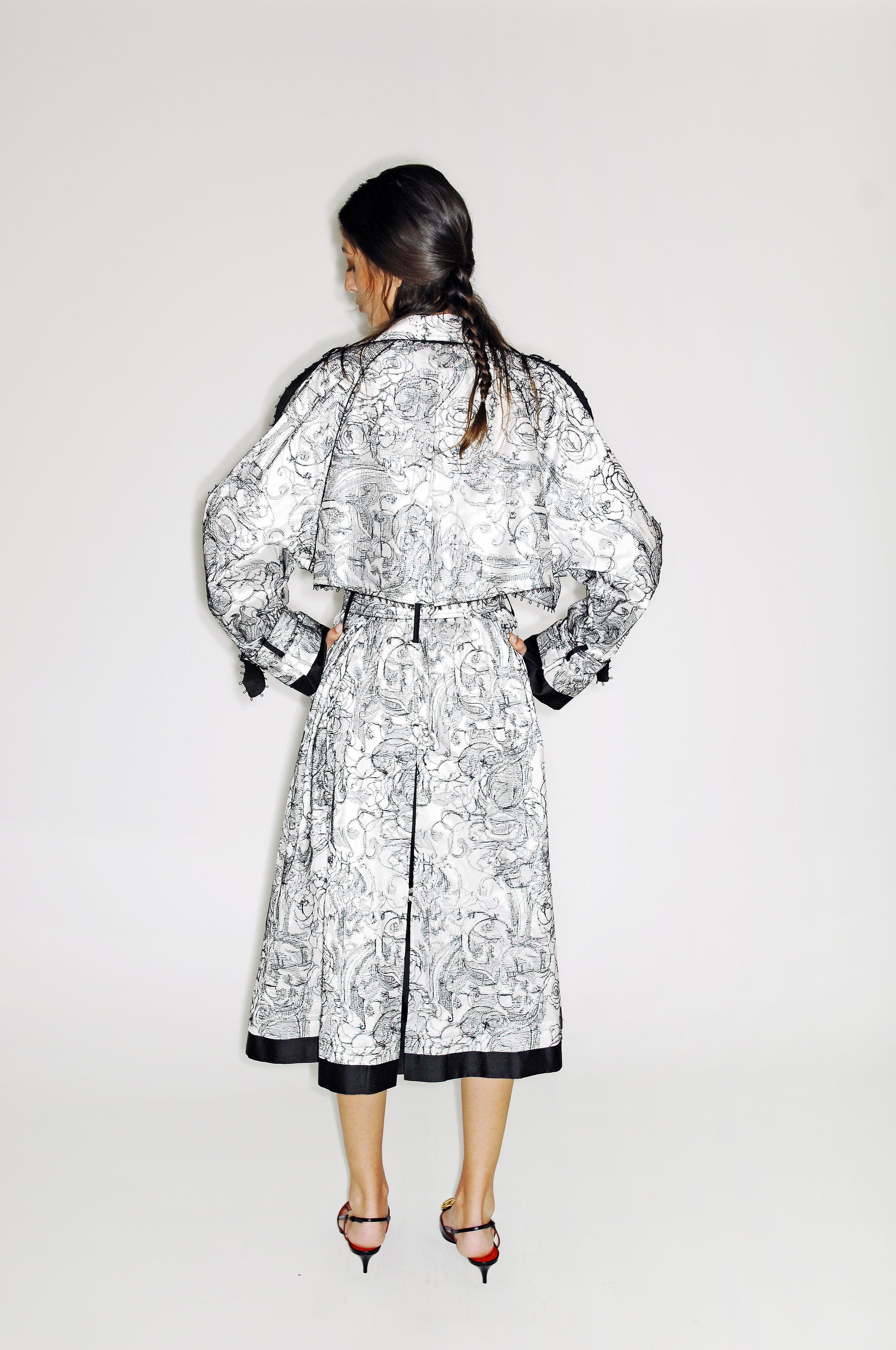 A Darker Love Trench in White