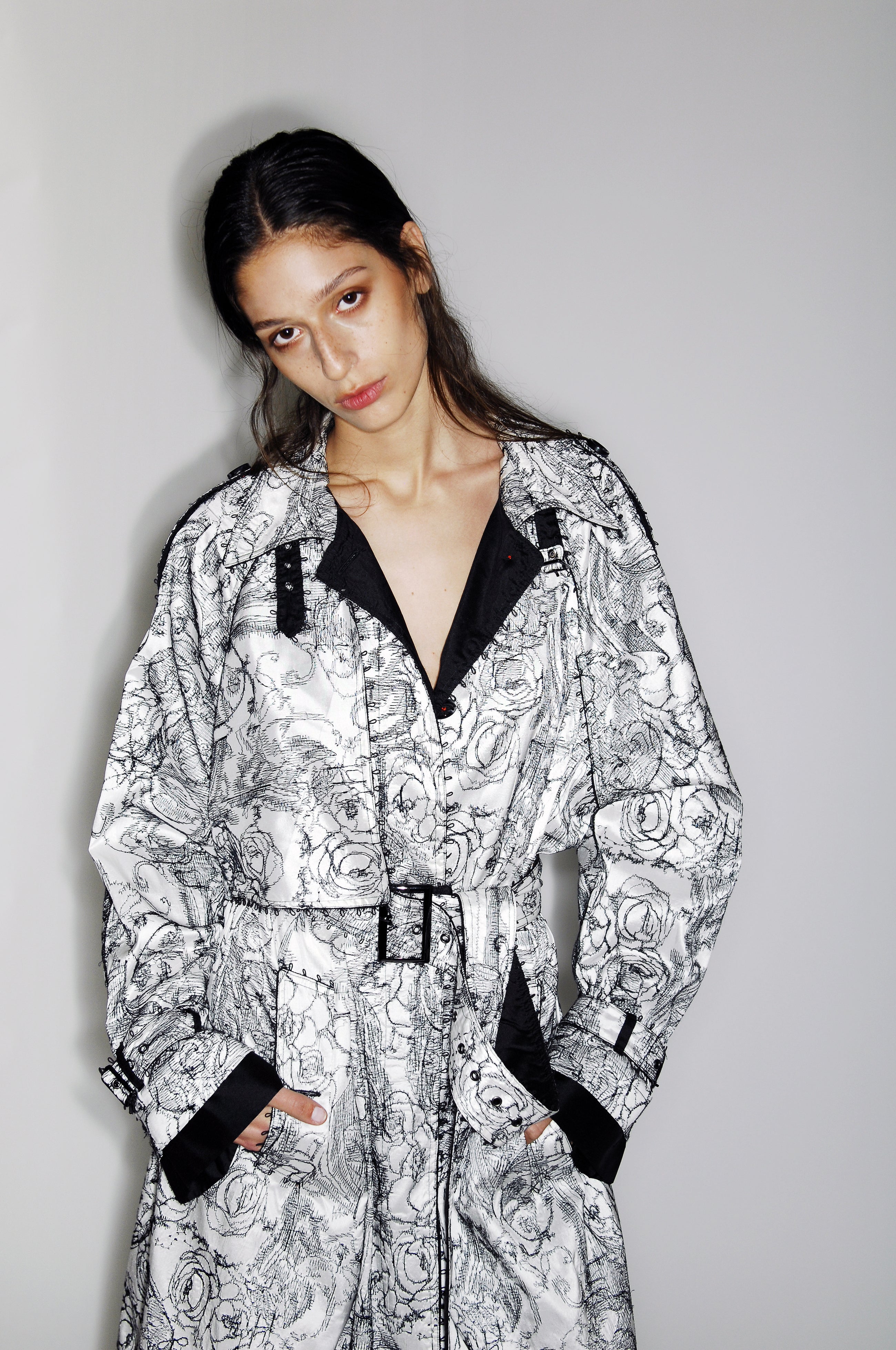 A Darker Love Trench in White