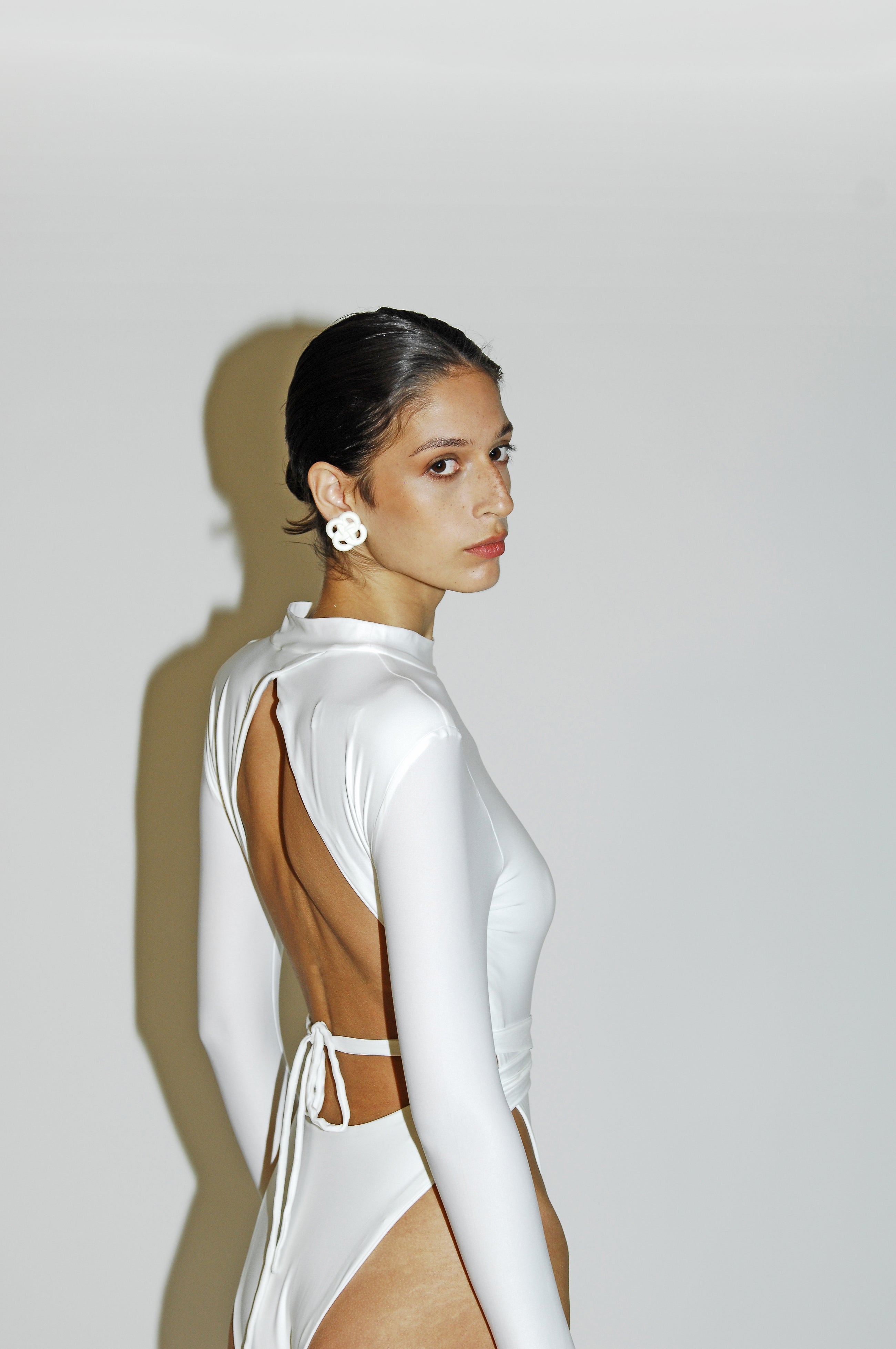 Tidal Serenade Swimsuit in White