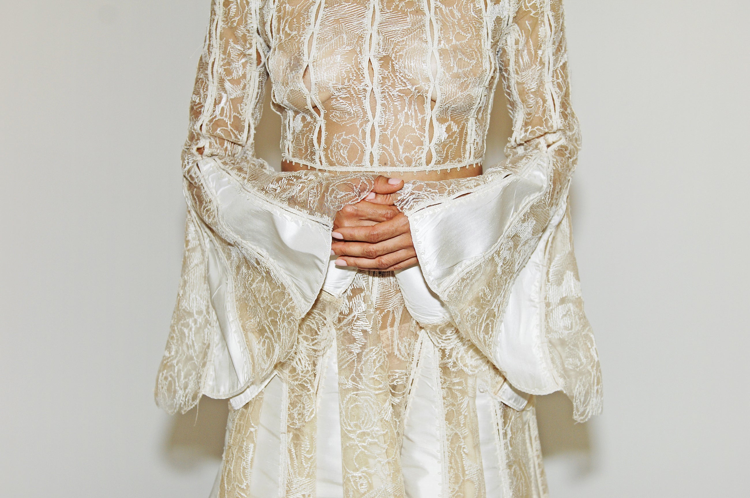 Twilight Reverie Lace Top in Ivory