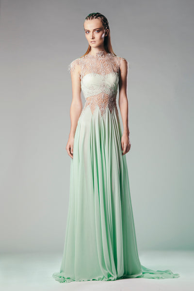 Wild Serenity Long Evening Dress