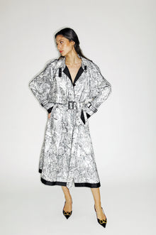 A Darker Love Trench in White