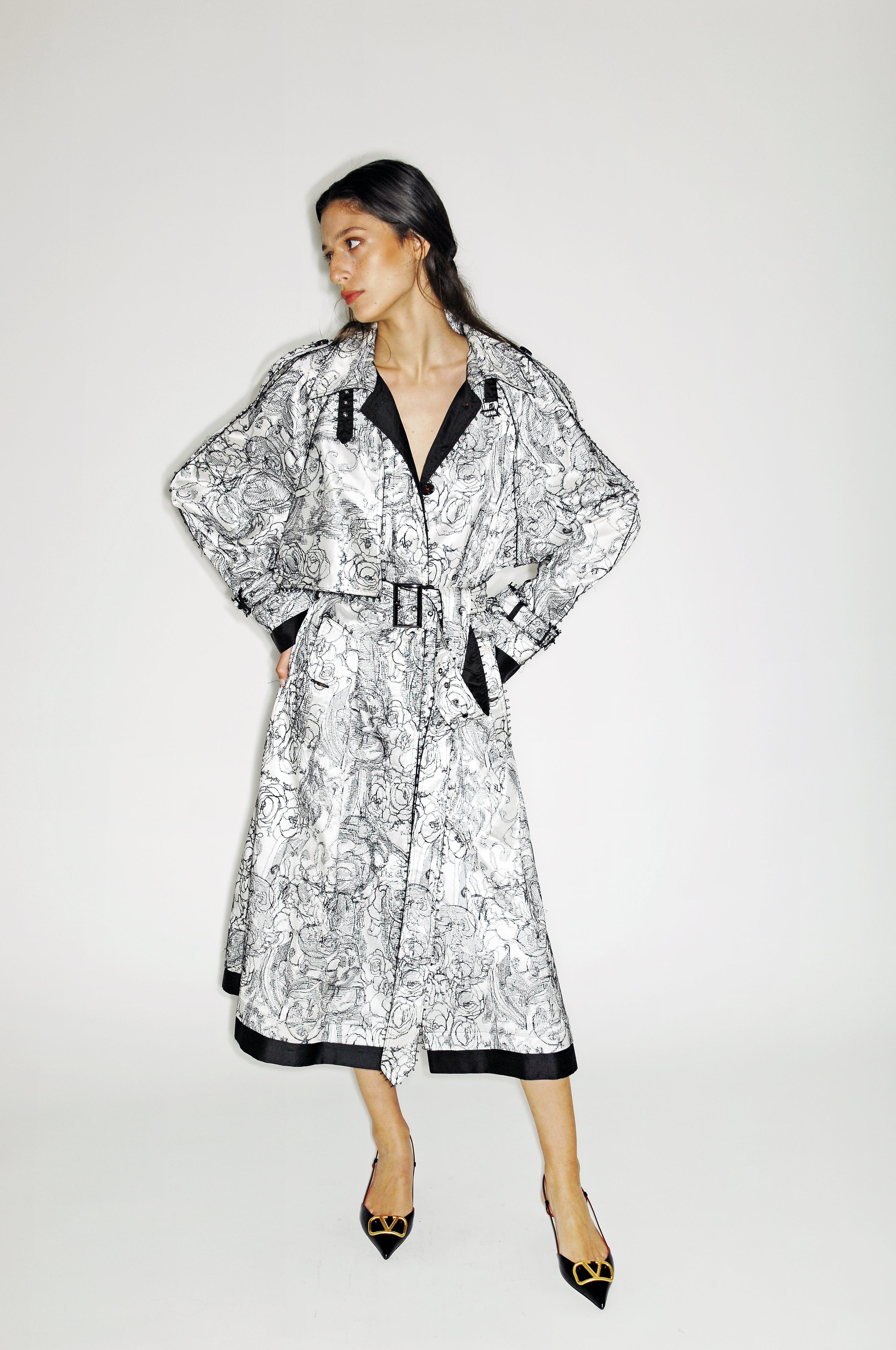 A Darker Love Trench in White