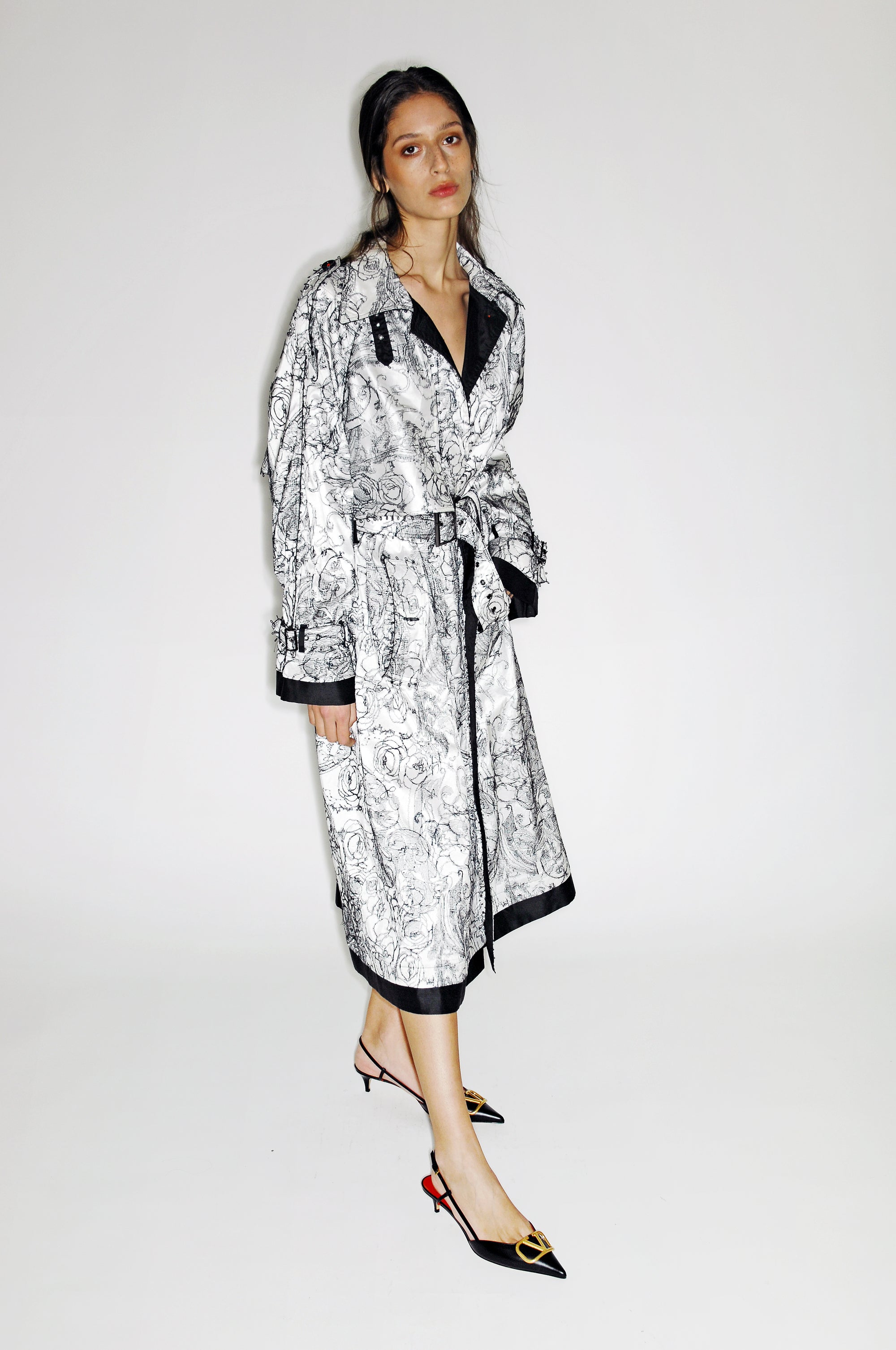 A Darker Love Trench in White