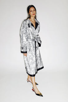 A Darker Love Trench in White
