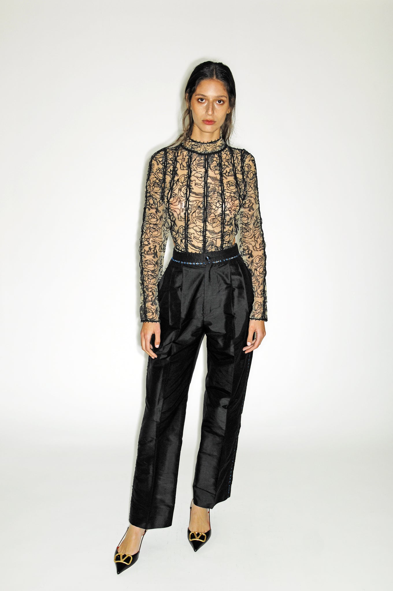 black pants