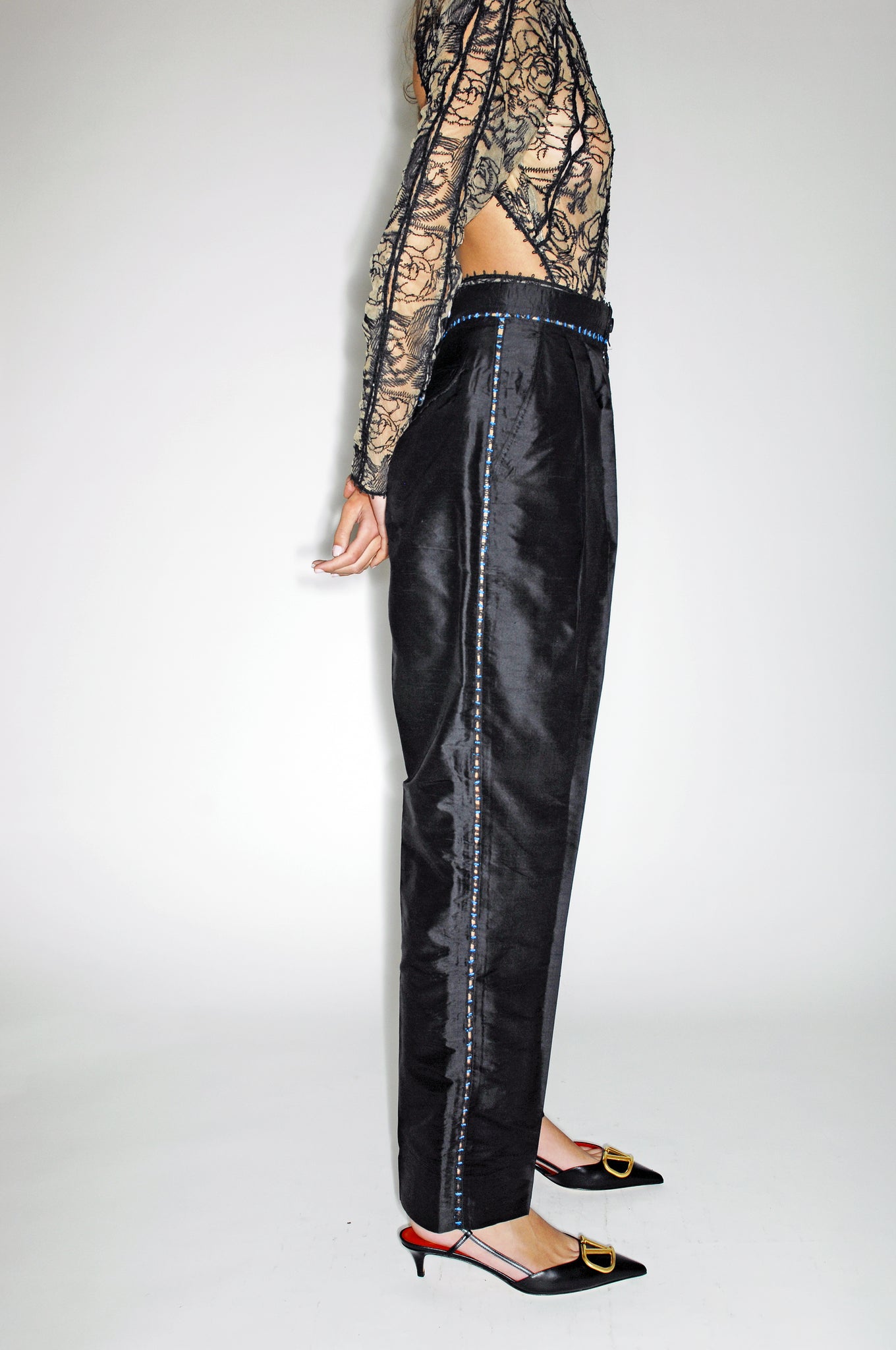 black pants
