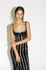 Nocturnal Elegance Pencil Dress