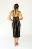 Nocturnal Elegance Pencil Dress