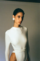 Tidal Serenade Swimsuit in White