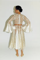 Twilight Reverie Lace Skirt in Ivory