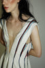 handwoven in india off-the-shoulder V-neckline wedding silk dress