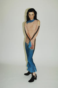 No Fucks Given, Hand-dyed multi-color maxi dress
