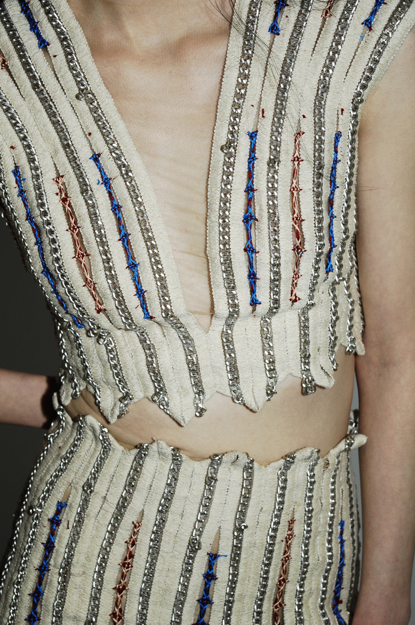 Luxury Couture Dress - RoubaG's Breathtaking Multi-Color Creation for Brides-to-B