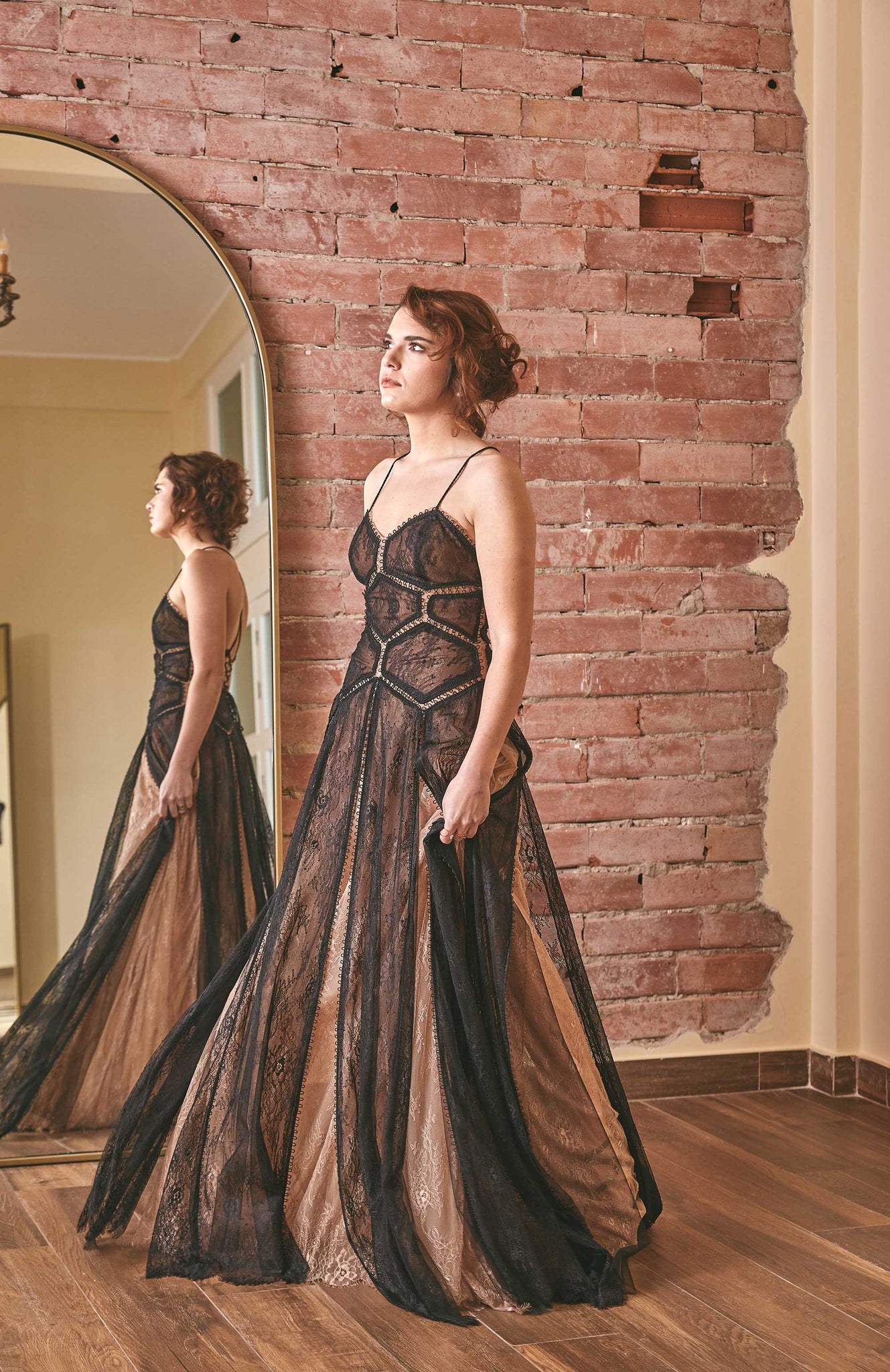 RoubaG Black Lace Dress: A Fashion-forward Attire for Elegant Evening Wear