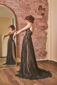 RoubaG Black Lace Dress: A Fashion-forward Attire for Elegant Evening Wear